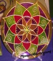 Mandala Vitral Indiana 1